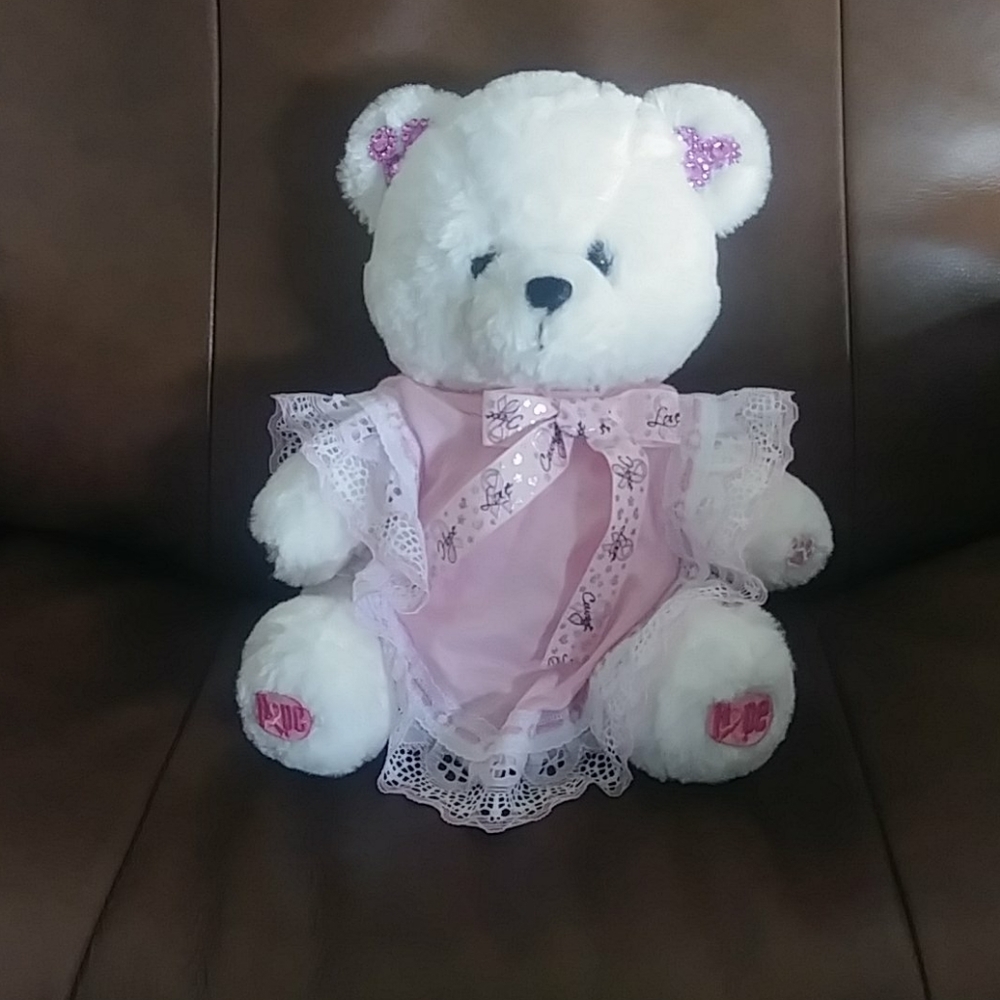 Breast Cancer "HOPE" Teddy Bear‎